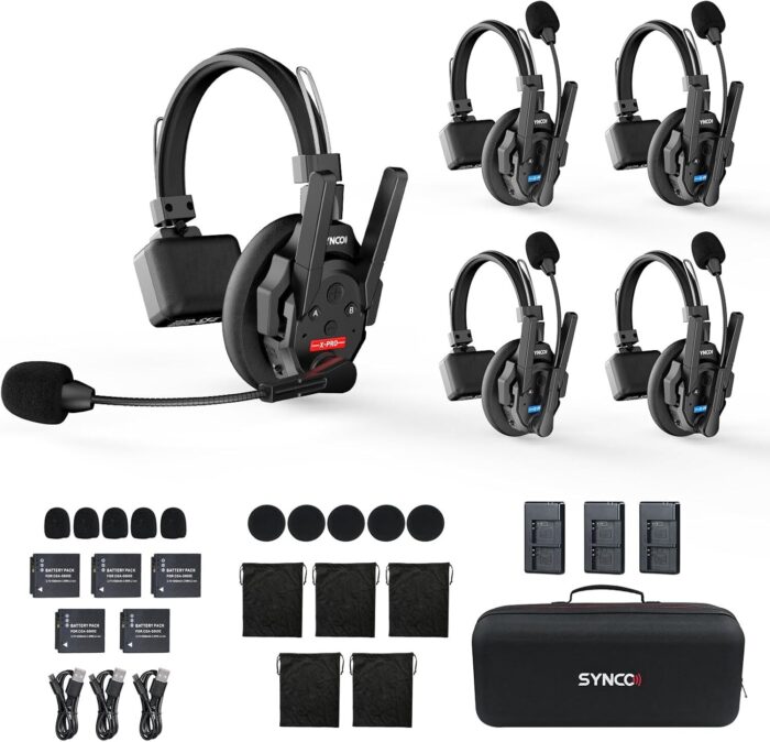 SYNCO Xtalk X5 Wireless Communication Headsets